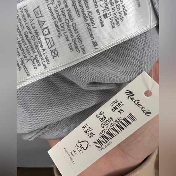 Madewell Garment-Dyed Allday Crewneck Tee Solstice - Picture 3 of 3